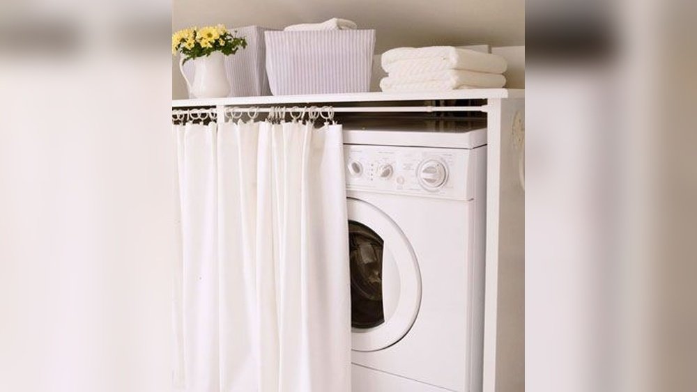 How to Cover Up Washer And Dryer in Kitchen: Stylish Space-Saving Ideas